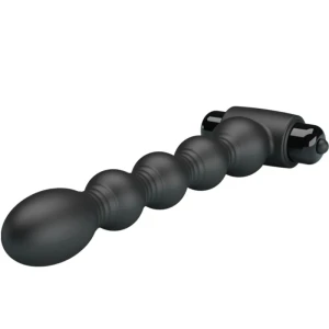 PRETTY LOVE - LYNN SILICONE ANAL PLUG 10 VIBRAÃÃES PRETO